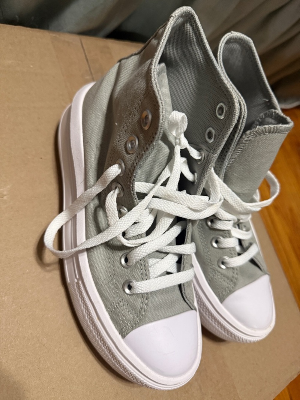 Converse Chuck Taylor All Star Move Platform in Gray - Picture 4 of 6